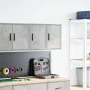 Armarios de pared 2 uds para garaje madera de ingeniería by , Armarios industriales - Ref: Foro24-860614, Price: 42,60 €, Dis...