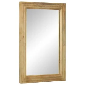 Espejo de baño madera maciza mango marrón 50x70x2,5 cm de , Muebles de baño - Ref: Foro24-4017751, Precio: 77,48 €, Descuento: %