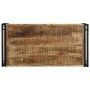 Mesa de centro de madera maciza de mango rugosa 100x50x35 cm | Foro24.es | Tu tienda online para hogar, jardín y más Foro24.es