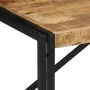 Mesa de centro de madera maciza de mango rugosa 100x50x35 cm | Foro24.es | Tu tienda online para hogar, jardín y más Foro24.es