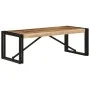 Mesa de centro de madera maciza de mango rugosa 100x50x35 cm | Foro24.es | Tu tienda online para hogar, jardín y más Foro24.es