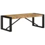 Mesa de centro de madera maciza de mango rugosa 100x50x35 cm | Foro24.es | Tu tienda online para hogar, jardín y más Foro24.es