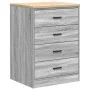 Garage Cabinets 6 pcs Grey Sonoma Engineered Wood by , Armarios industriales - Ref: Foro24-3328346, Price: 417,99 €, Discount: %
