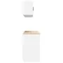 Armarios 6 uds para garaje madera de ingeniería blanco by , Armarios industriales - Ref: Foro24-3328350, Price: 299,23 €, Dis...