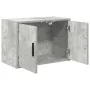Armario de pared para garaje madera de ingeniería gris hormigón by , Armarios industriales - Ref: Foro24-860649, Price: 44,79...