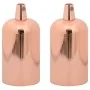 Portalámparas 2 uds bronce oro rosa E27 | Foro24.es | Tu tienda online para hogar, jardín y más Foro24.es
