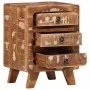Mesita de noche 37x32x50 cm madera maciza reciclada de , Mesitas de noche - Ref: Foro24-4104517, Precio: 124,12 €, Descuento: %