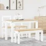 Juego de comedor Panama 4 pzas madera maciza de pino blanco by , Furniture sets for kitchens and dining rooms - Ref: Foro24-3...