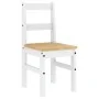 Juego de comedor Panama 4 pzas madera maciza de pino blanco by , Furniture sets for kitchens and dining rooms - Ref: Foro24-3...