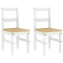 Juego de comedor Panama 4 pzas madera maciza de pino blanco by , Furniture sets for kitchens and dining rooms - Ref: Foro24-3...