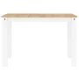 Juego de comedor Panama 4 pzas madera maciza de pino blanco by , Furniture sets for kitchens and dining rooms - Ref: Foro24-3...