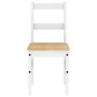 Juego de comedor Panama 4 pzas madera maciza de pino blanco by , Furniture sets for kitchens and dining rooms - Ref: Foro24-3...