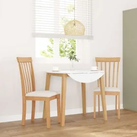Sillas de comedor con cojines 2uds madera maciza natural caucho von , Essstühle - Ref: Foro24-4102389, Preis: 106,09 €, Rabat...
