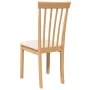 Sillas de comedor con cojines 2uds madera maciza natural caucho de , Sillas de comedor - Ref: Foro24-4102389, Precio: 106,33 ...