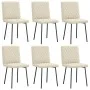 Sillas de comedor 6 unidades cuero sintético color crema von , Essstühle - Ref: Foro24-3315484, Preis: 250,40 €, Rabatt: %