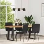 Sillas de comedor 4 unidades cuero sintético negro de , Sillas de comedor - Ref: Foro24-3315218, Precio: 168,30 €, Descuento: %