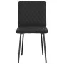Sillas de comedor 4 unidades cuero sintético negro de , Sillas de comedor - Ref: Foro24-3315218, Precio: 168,30 €, Descuento: %