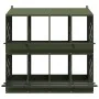 Nido para gallinas con 8 compartimentos de metal verde oliva | Foro24.es | Tu tienda online para hogar, jardín y más Foro24.es