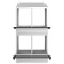 Nido para gallinas con 4 compartimentos plateado galvanizado de , Jaulas y habitáculos para animales pequeños - Ref: Foro24-8...