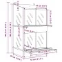 Nido para gallinas con 4 compartimentos plateado galvanizado de , Jaulas y habitáculos para animales pequeños - Ref: Foro24-8...