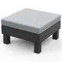 Sillón individual Keter Garden Elements Graphite con cojín gris claro von , Hocker für den Außenbereich - Ref: Foro24-447622,...
