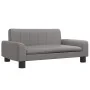 Cama para perros de cuero sintético gris 70x45x30 cm by , Beds for dogs - Ref: Foro24-171866, Price: 77,49 €, Discount: %