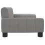 Cama para perros de cuero sintético gris 70x45x30 cm by , Beds for dogs - Ref: Foro24-171866, Price: 77,49 €, Discount: %