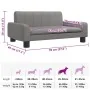Cama para perros de cuero sintético gris 70x45x30 cm by , Beds for dogs - Ref: Foro24-171866, Price: 77,49 €, Discount: %