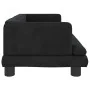 Cama para perros de terciopelo negro 80x45x30 cm de , Camas para perros - Ref: Foro24-171898, Precio: 81,70 €, Descuento: %