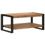 Mesa de centro madera maciza de acacia 90x50x38 cm by , Coffee table - Ref: Foro24-4102716, Price: 115,48 €, Discount: %