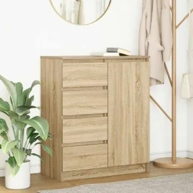 Aparador con cajones roble Sonoma 71x35x84 cm madera ingeniería by , Sideboards - Ref: Foro24-861582, Price: 96,11 €, Discoun...