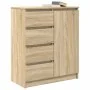 Aparador con cajones roble Sonoma 71x35x84 cm madera ingeniería de , Aparadores - Ref: Foro24-861582, Precio: 97,89 €, Descue...
