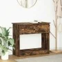 Mesa consola con cajones roble ahumado 85,5x38,5x74,5 cm | Foro24.es | Tu tienda online para hogar, jardín y más Foro24.es