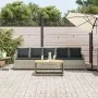 Sofá de jardín con cojines 5 plazas ratán sintético gris claro von , Gartensets - Ref: Foro24-4104117, Preis: 356,73 €, Rabat...