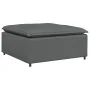 Sofá modular con reposapiés, módulo gris oscuro, 100x100x48 cm | Foro24.es | Tu tienda online para hogar, jardín y más Foro24.es
