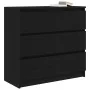 Aparador de madera de roble negro 80x35x76 cm von , Sideboards - Ref: Foro24-861734, Preis: 100,53 €, Rabatt: %