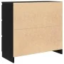 Aparador de madera de roble negro 80x35x76 cm von , Sideboards - Ref: Foro24-861734, Preis: 100,53 €, Rabatt: %
