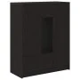 Aparador con cajones y puertas roble negro 73x31x90 cm von , Sideboards - Ref: Foro24-861851, Preis: 104,45 €, Rabatt: %