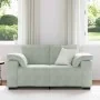 Sofá Loveseat gris claro 120 cm terciopelo von , Sofas - Ref: Foro24-4105257, Preis: 216,11 €, Rabatt: %