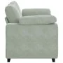 Sofá Loveseat gris claro 120 cm terciopelo von , Sofas - Ref: Foro24-4105257, Preis: 216,11 €, Rabatt: %