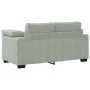 Sofá Loveseat gris claro 120 cm terciopelo von , Sofas - Ref: Foro24-4105257, Preis: 216,11 €, Rabatt: %