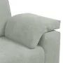 Sofá Loveseat gris claro 120 cm terciopelo von , Sofas - Ref: Foro24-4105257, Preis: 216,11 €, Rabatt: %