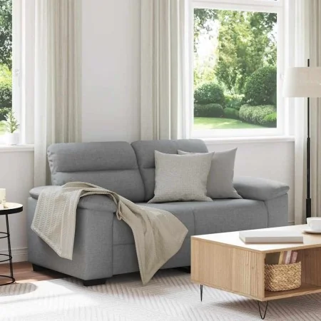Sofá de 2 plazas de tela gris claro 120 cm by , Sofas - Ref: Foro24-4105297, Price: 216,11 €, Discount: %