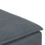 Sofá modular con reposapiés, módulo gris oscuro, 100x100x48 cm by , Unidades para sofás seccionales - Ref: Foro24-4104490, Pr...