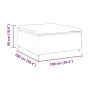 Sofá modular con reposapiés, módulo gris oscuro, 100x100x48 cm by , Unidades para sofás seccionales - Ref: Foro24-4104490, Pr...