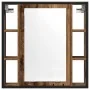 Mueble de baño con espejo de madera antigua 60x16x60 cm von , Badezimmerwaschtische - Ref: Foro24-862226, Preis: 62,93 €, Rab...