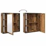 Mueble de baño con espejo de madera antigua 60x16x60 cm von , Badezimmerwaschtische - Ref: Foro24-862226, Preis: 62,93 €, Rab...