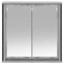 Mueble de baño de pared con espejo gris Sonoma 60x21x60 cm de , Tocadores de baño - Ref: Foro24-861900, Precio: 67,45 €, Desc...