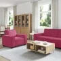Juego de sofás con cojines 3 piezas terciopelo rojo tinto by , Sofas - Ref: Foro24-3324622, Price: 608,45 €, Discount: %