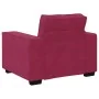 Juego de sofás con cojines 3 piezas terciopelo rojo tinto by , Sofas - Ref: Foro24-3324622, Price: 608,45 €, Discount: %